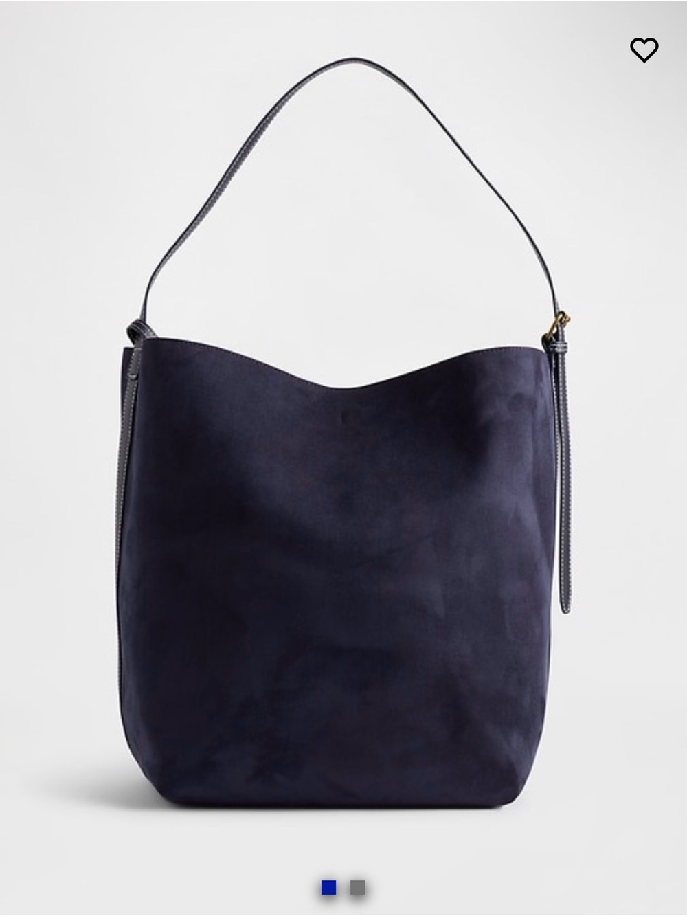 NWT GAP Vegan Suede Bucket Bag